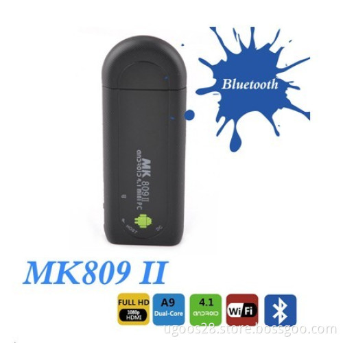 Mk809II - Popular Dualcore on Market CPU 1.2GHz 1g RAM+8g Flash+ Bt - Android4.2 Rk3066 Smart TV Dongle